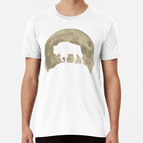 Remera Bison Wisent Moon Forest Animal Lovers Algodon P