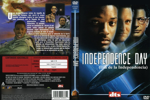 Día De La Independencia- Will Smith- Jeff Goldblum Dvd