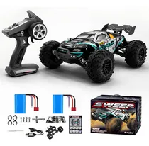 Comprar 1:16 70 Km\u002Fh Carros Control Remoto 4x4 Carro Rc Rodo Terreno Color 16101pro Green