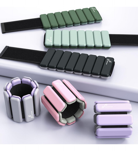 Juego De 2 Pulseras De Silicona Ajustables Para Mujer, Para