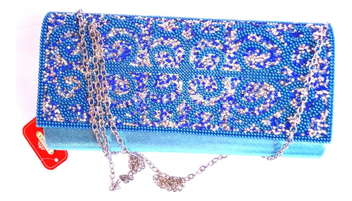 Bolso Cartera Elegante  Para Fiesta De Noche Brillos.