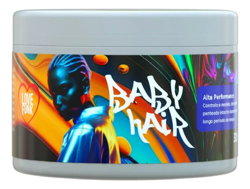 Gel Modelador Baby Hair Love Funk 300g 