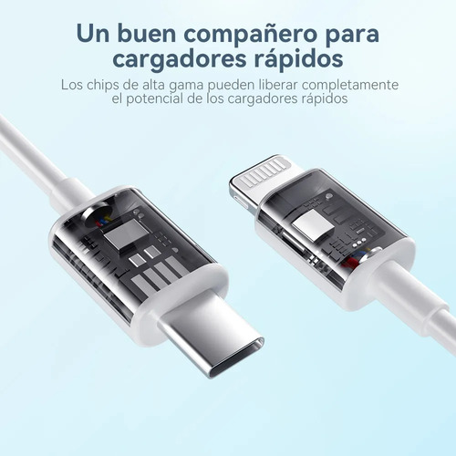 3 Kit Cargador 20w Tipo C + Cable +inalámbr Magnético Blanco