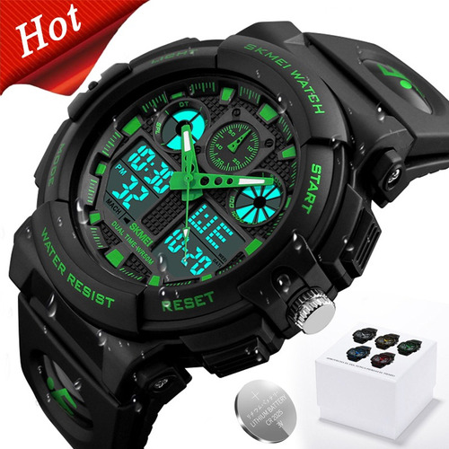 Reloj Digital Táctico Hombre Skmei Tipo Militar Sumergible