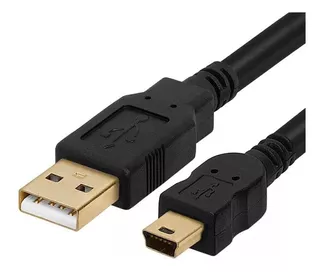 Cable Usb 2.0 A Mini Usb V3 5 Pines 1.8 Metros Con Filtro