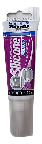 Silicona Transparente 50grs Tekbond Acetica Acuario Sellador