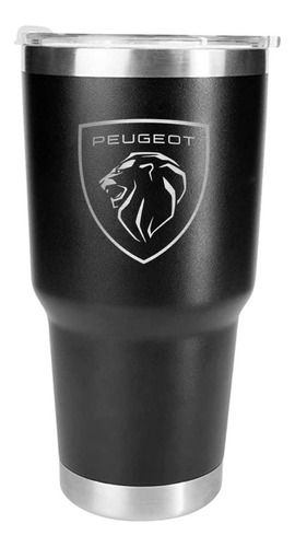 Termo Personalizado Marca De Auto Peugeot 30 Oz - Acero Inox