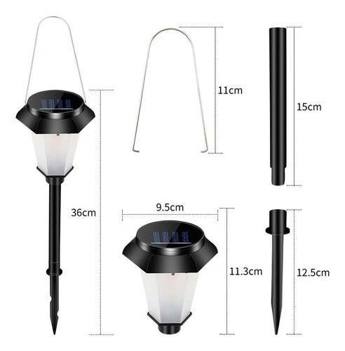 Lámpara Solar Empotrada Qq Night Light, Lámpara Jumping Land