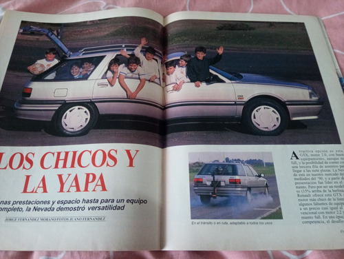 Revista Parabrisas 168 Oct 1992 Renault Nevada Gtx.leer Bien