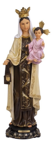 Imagem Nossa Senhora Do Carmo - 40 Cm - Resina Angelus