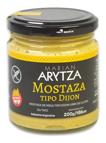 Mostaza Dijon Arytza 200g Saborizante Salado Condimento