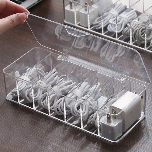 1 Juego De Fundas Organizadoras De Cables Para Escritorio