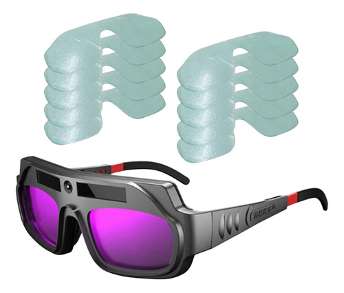 Gafas De Soldar Protección Ocular Antideslumbrante Casco De