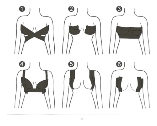Cinta Cubrir Pezones Levantar Senos Rollo 5m Cms De Ancho