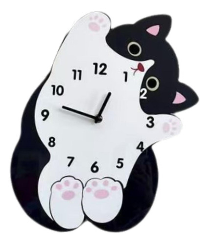 Reloj De Pared Con Diseño 30 Cm X 25 Cm Sin Cola Oscilante