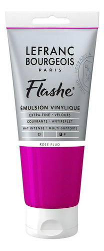 Tinta Acrílica Flashe Lefranc&bourgeois S3 Fluor. Pink 80ml