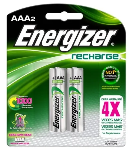 comprar Pilas X2 Aaa Energizer Recargables 1.2v 700mah 