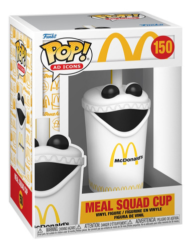 Funko Pop Ad Icons Mcdonalds Meal Squad Cup #150 Original