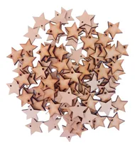 Comprar 100 Estrellas 3cm 1 Perforacion  Fibrofacil 3cm Mdf