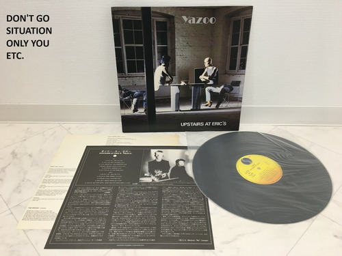 Vinilo Yazoo Upstairs At Eric's Lp Original 1982 Don´t Go