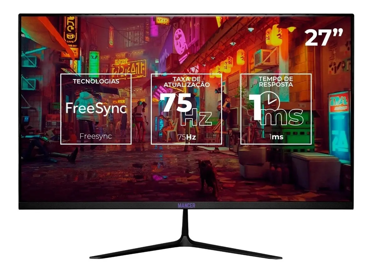 Tela Mancer 27 Polegadas Monitor 27 Polegadas | Mercado Livre