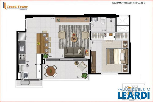 Imagem 1 de 3 de Apartamento - Alphaville - Sp - 607661