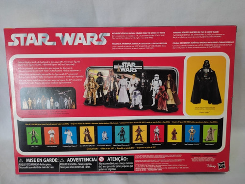Darth Vader 40th Legacy Pack Black Series Retro Star Wars (Usado)