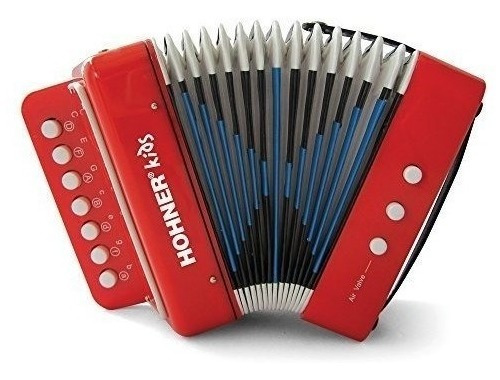 Hohner Kids Uc102r Efecto De Acordeon De Juguete Musical