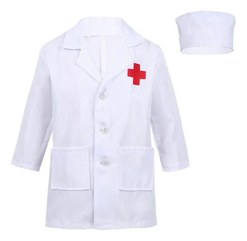 Disfraz De Cosplay, Uniforme De Médico Y Enfermera Para Niño