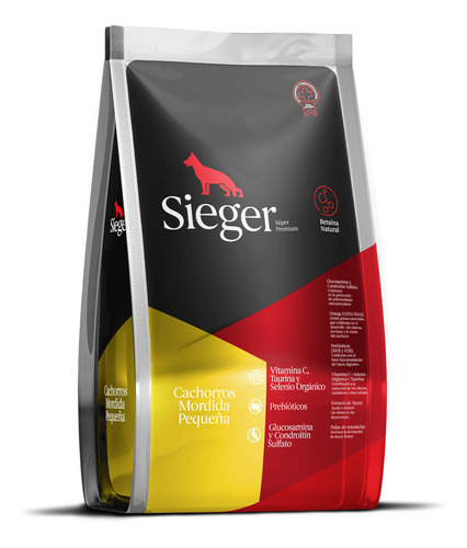 Alimento Sieger Super Premium para perro cachorro de raza pequeña sabor mix en bolsa de 3 kg