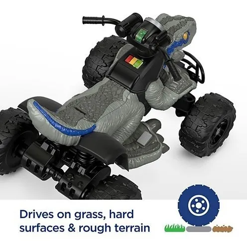 Montable dino racer power wheels jurassic world best sale flj84