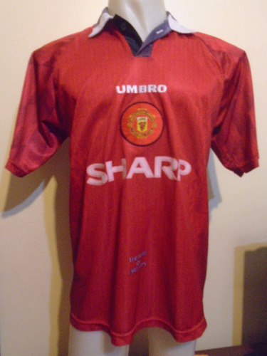 Camiseta Manchester United Inglaterra 1996 1997 Beckham 10 L