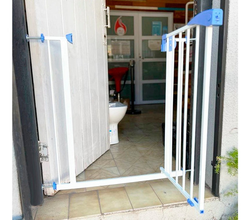Puerta De Seguridad Niños Bebe Metalica Extensible Escalera