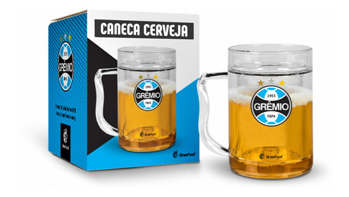 Caneca Gel Cerveja 200ml - Grêmio Cor Azul