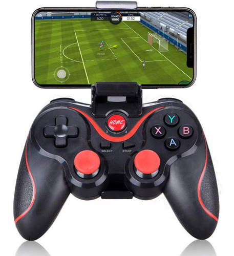 Control Para Telefono Y Pc Gamepad Bluetooth Con Clip Nuevo!