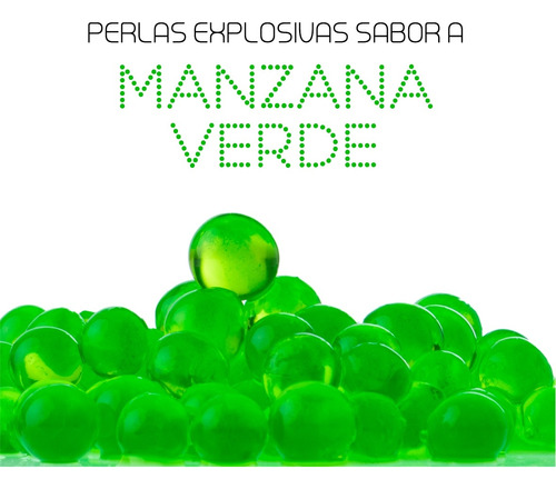 Perlas O Burbujas Explosivas Sabor Manzana Verde 300 Gramos