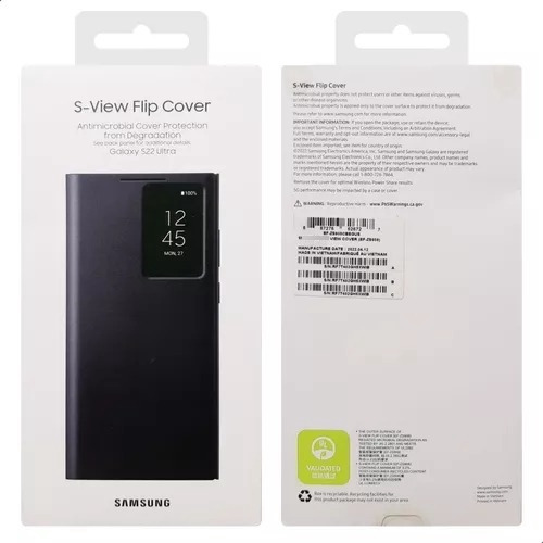 Forro Flip Cover Samsung Galaxy  S22, S23 Y S24 Original 