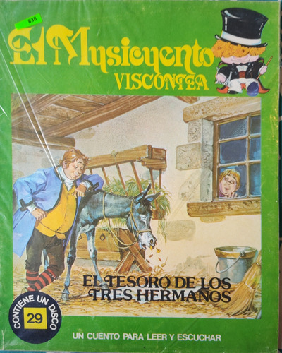 Vinilo Single Del Cuento El Tesoro De Los Tres Herma(aa979