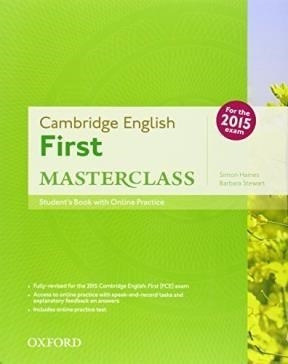 Cambridge English First Masterclass Student's Book With Onl