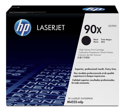 Toner Original Hp 90x Negro Ce390x  Laserjet M4555