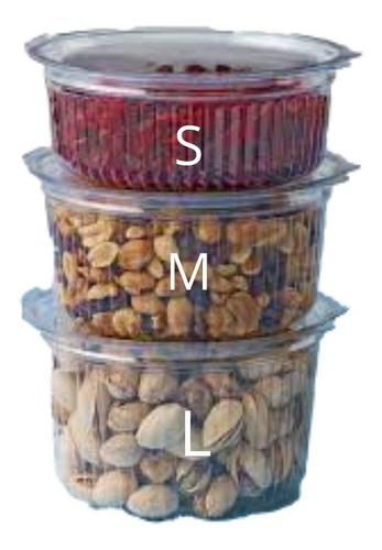 Imagen 2 de 2 de Envases Minipack Alto Visible Darnel Talla M Pack 25 Unid.