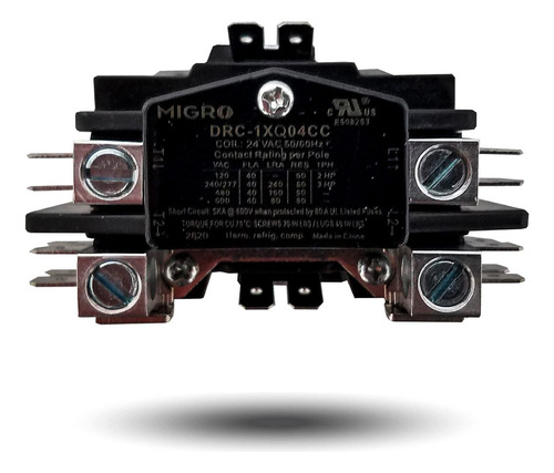 Migro Contactor De Ca Resistente De 1 Polo De 40 Amperios Qu