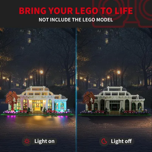 Kit De Luz Briksmax Para Jardín Botánico Lego 21353