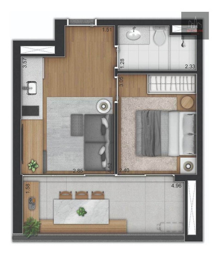 Imagem 15 de 15 de Apartamento Studio À Venda Saúde Próximo A Estação São Judas - Tc538