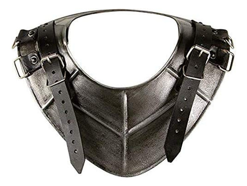 Gorget Medieval Oscuro Drake Protección De Cuello Antigua