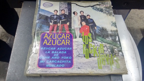 Lp 45rpm Los Rockin Devils Azucar Azucar Acetato 45rpm