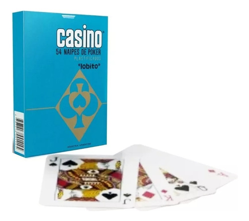 Cartas Naipes De Poker Casino X 54 Plastificados Lobito