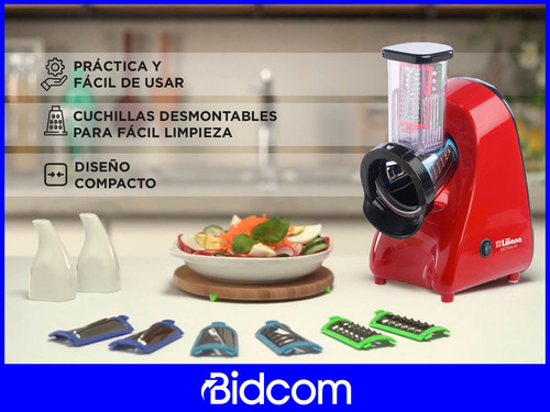 Multi Rallador Electrico Liliana Easysalad Asm100 4cuchillas