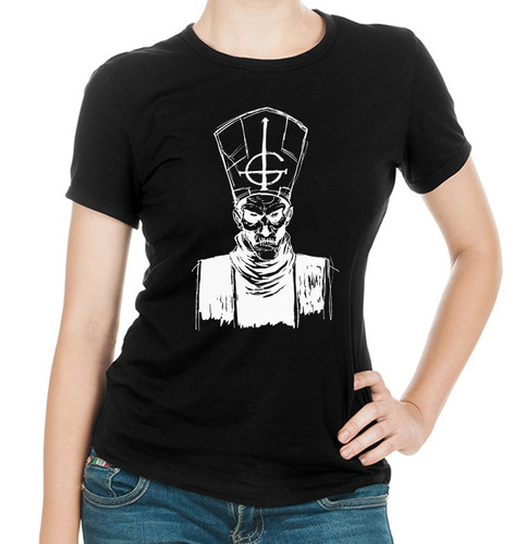 Blusas De Rock Ghost Negras Para Mujer Modelos Geniales