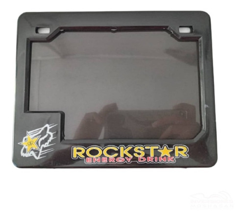 Porta Placa Decorativo Ahumado Universal Para Motos 